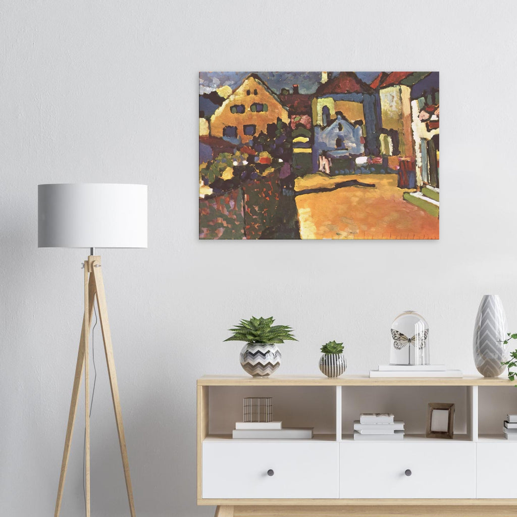 GRUNGASSE IN MURNAU 1909 Canvas | Wassily Kandinsky Canvas | Wassily Kandinsky Shop