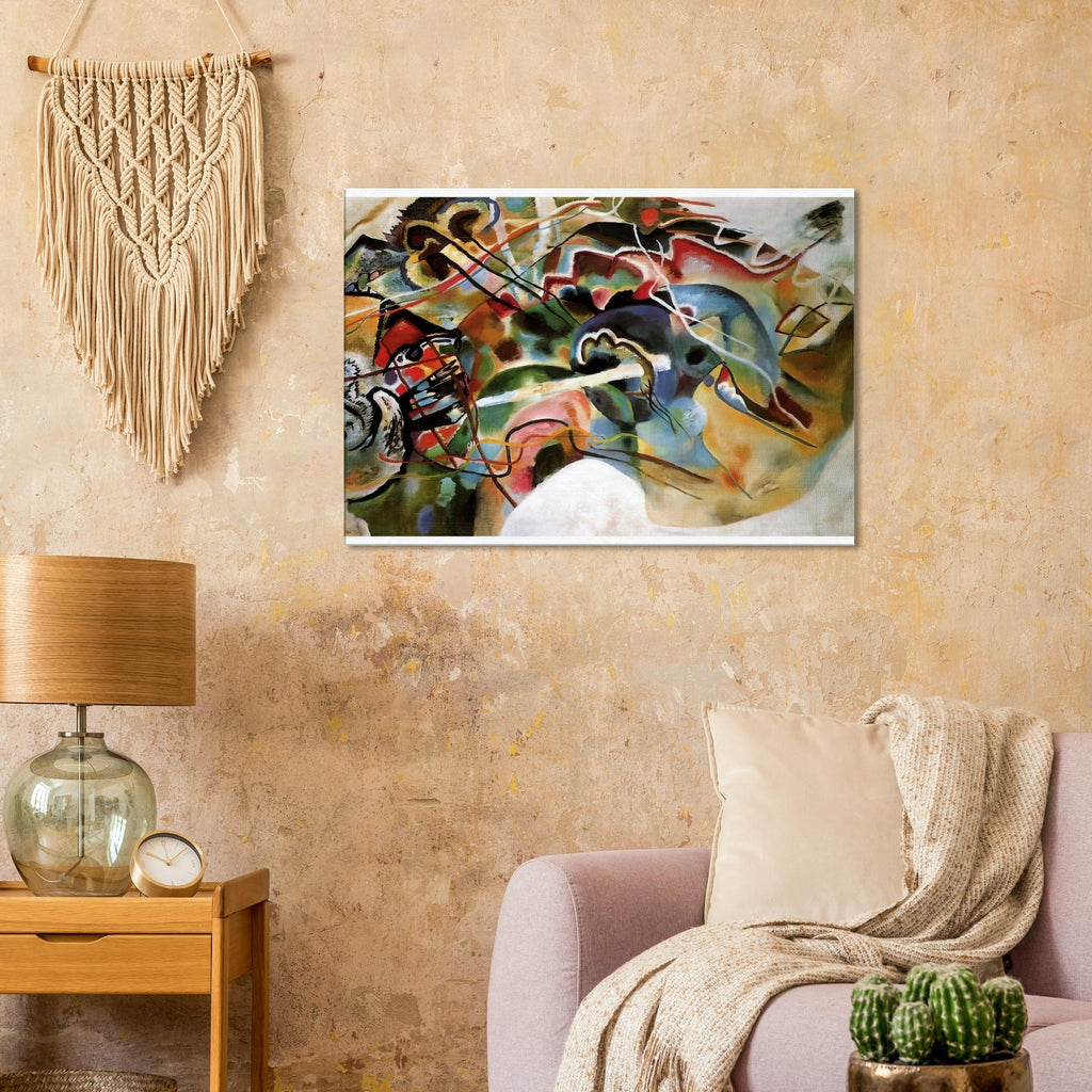 PICTURE WITH A WHITE BORDER 1913 Canvas | Wassily Kandinsky Canvas | Wassily Kandinsky Shop