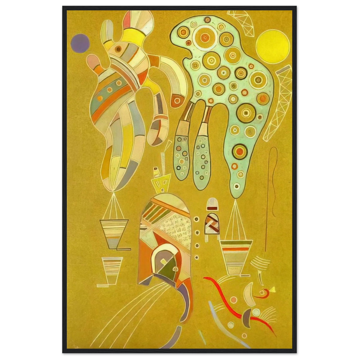 UNTITLED 1941 Framed Poster | Wassily Kandinsky Framed Prints Wall Art | Wassily Kandinsky Shop