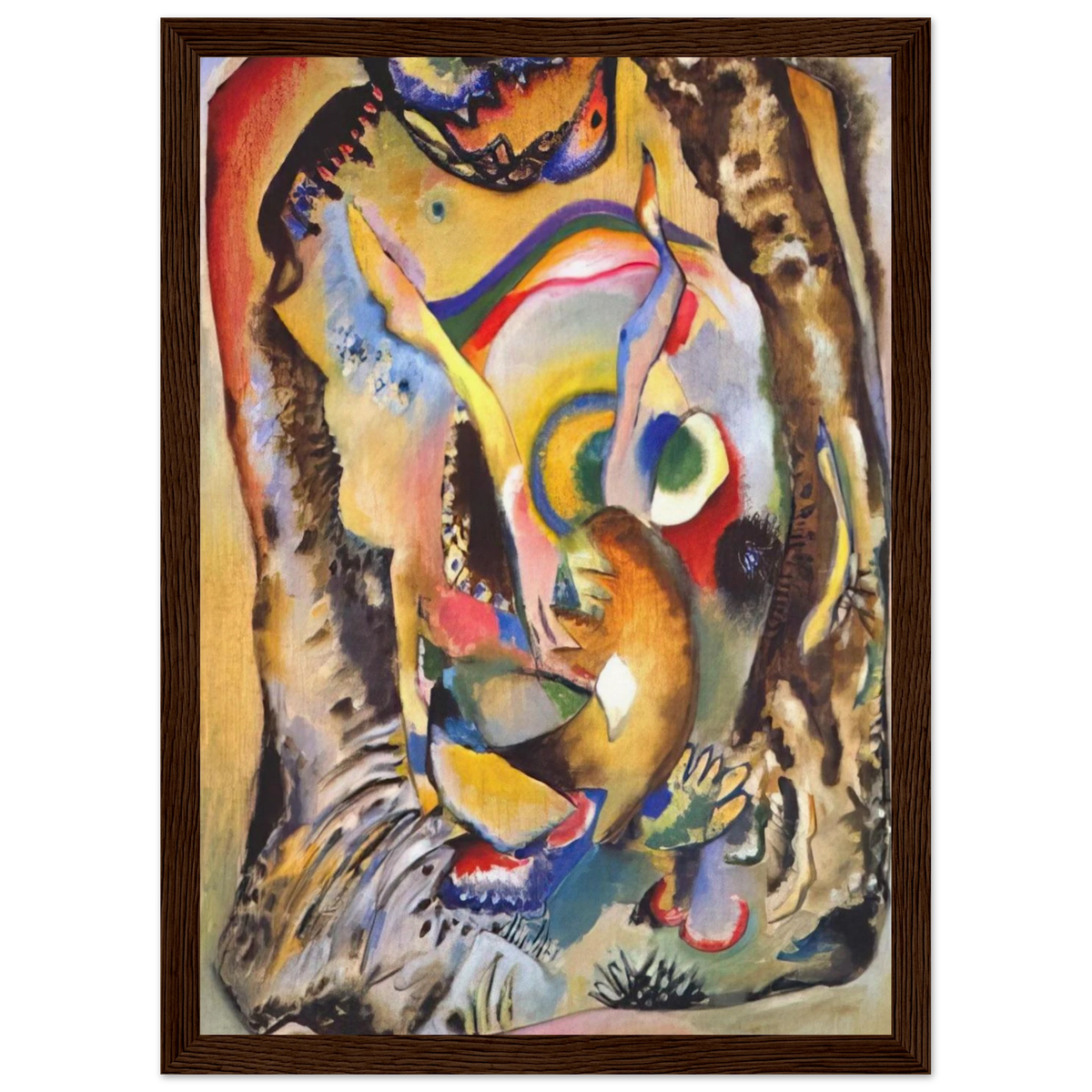 PAINTING ON LIGHT GROUND 1916 Framed Poster | Wassily Kandinsky Framed Prints Wall Art | Wassily Kandinsky Shop
