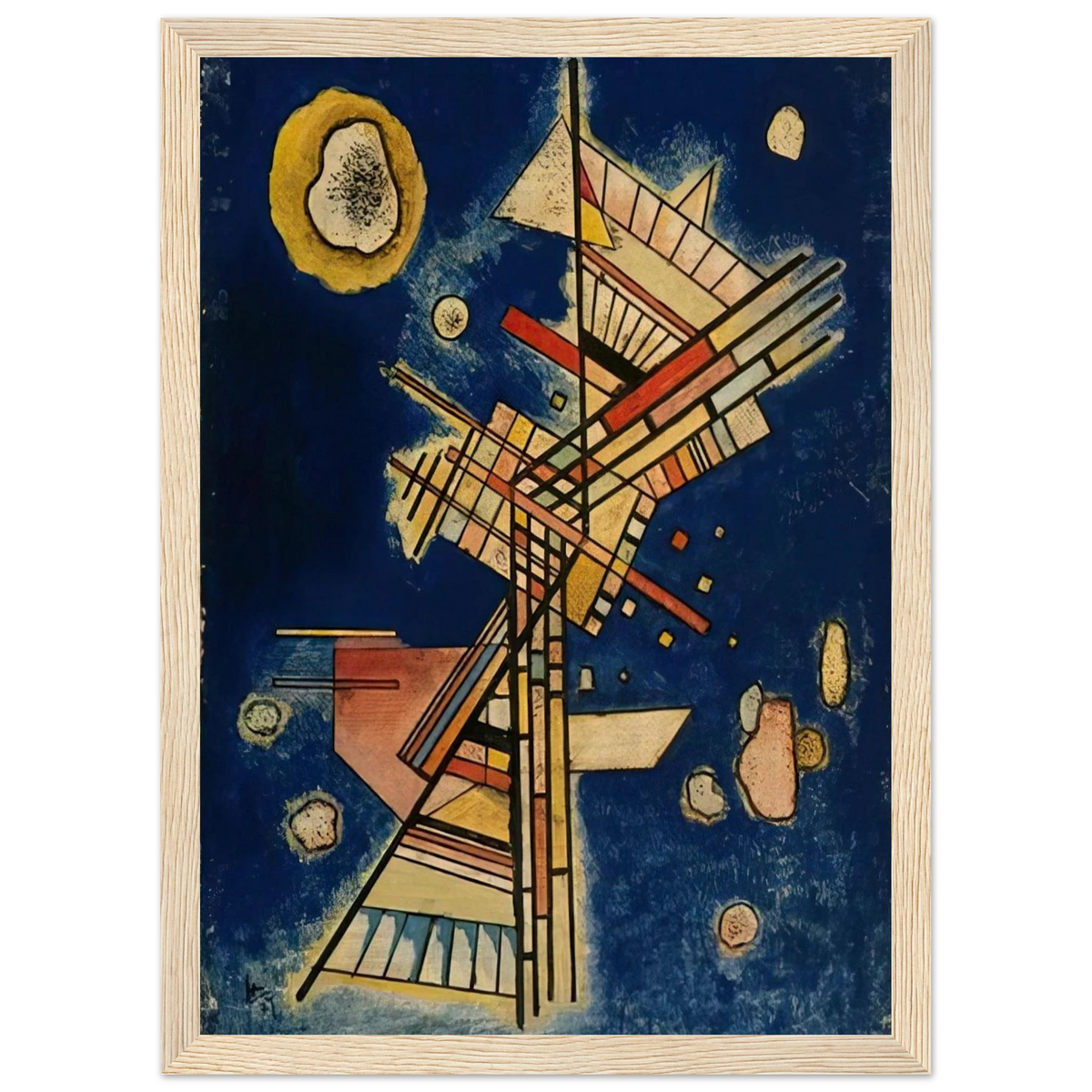 DARK FRESHNESS 1927 Framed Poster | Wassily Kandinsky Framed Prints Wall Art | Wassily Kandinsky Shop