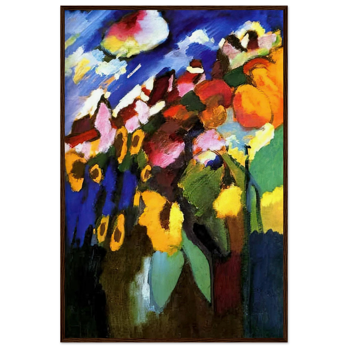 MURNAU GARDEN 1909 Framed Poster | Wassily Kandinsky Framed Prints Wall Art | Wassily Kandinsky Shop