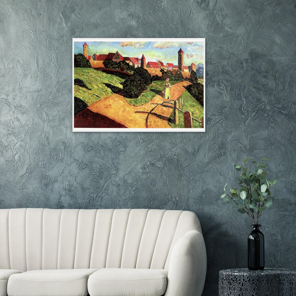 OLD TOWN II 1902 Framed Poster | Wassily Kandinsky Framed Prints Wall Art | Wassily Kandinsky Shop