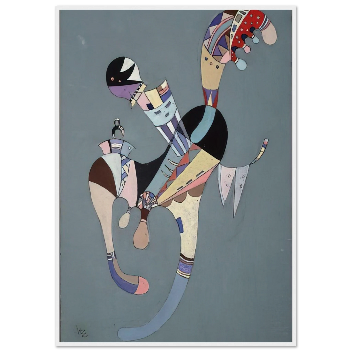 A FLOATING FIGURE 1942 Framed Poster | Wassily Kandinsky Framed Prints Wall Art | Wassily Kandinsky Shop