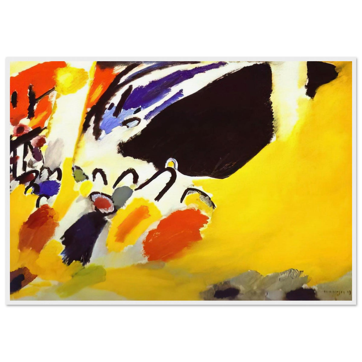 IMPRESSION III CONCERT 1911 Framed Poster | Wassily Kandinsky Framed Prints Wall Art | Wassily Kandinsky Shop