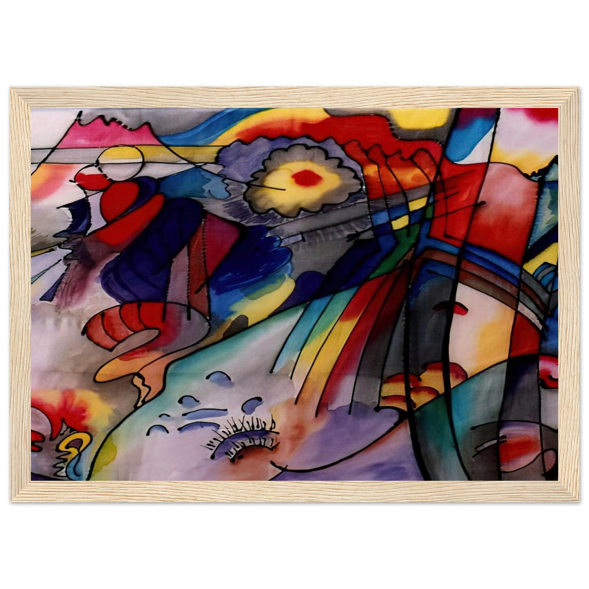 NOT_DETECTED_189363 Framed Poster | Wassily Kandinsky Framed Prints Wall Art | Wassily Kandinsky Shop
