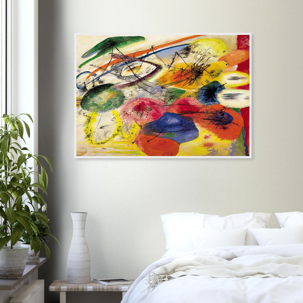 BLACK STROKES I 1913 Framed Poster | Wassily Kandinsky Framed Prints Wall Art | Wassily Kandinsky Shop