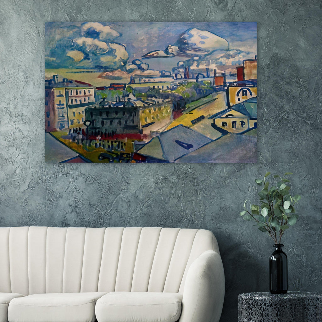 MOSCOW ZUBOVSKAYA SQUARE STUDY 1916 Poster | Wassily Kandinsky Poster | Wassily Kandinsky Shop