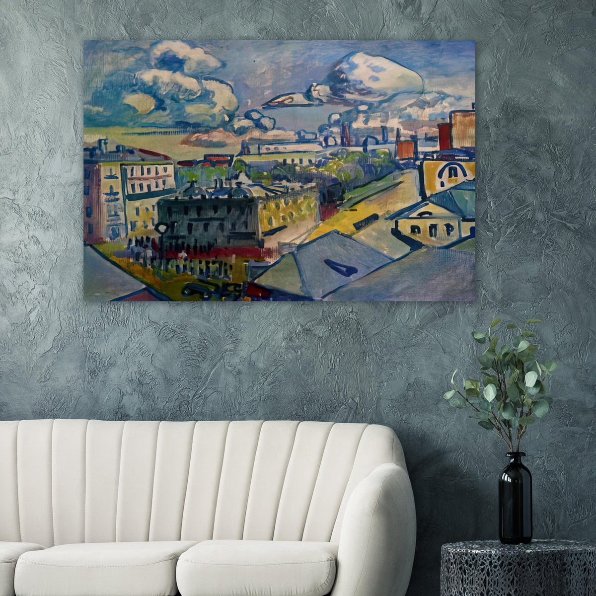 MOSCOW ZUBOVSKAYA SQUARE STUDY 1916 Poster | Wassily Kandinsky Poster | Wassily Kandinsky Shop