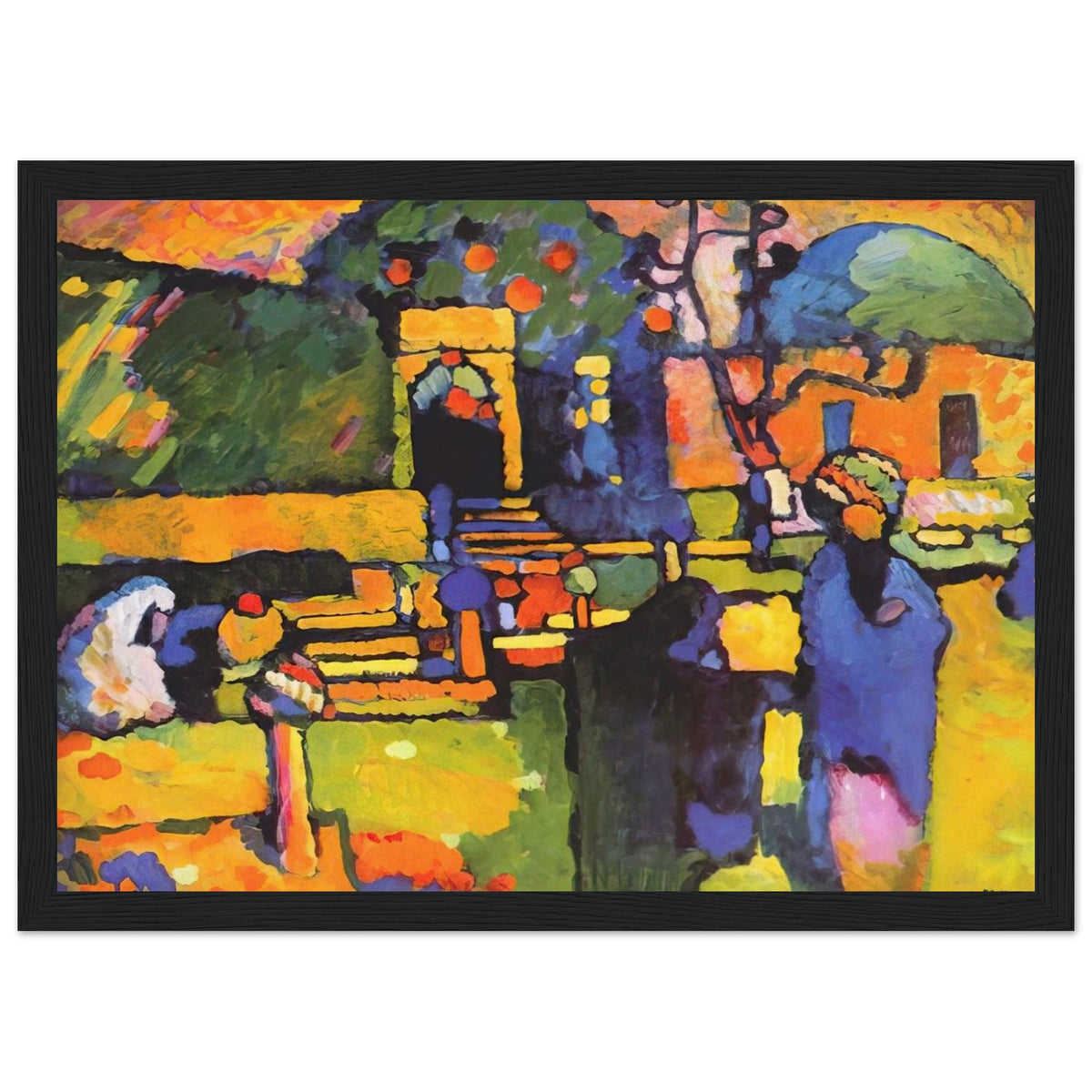 ARABS I CEMETERY 1909 Framed Poster | Wassily Kandinsky Framed Prints Wall Art | Wassily Kandinsky Shop