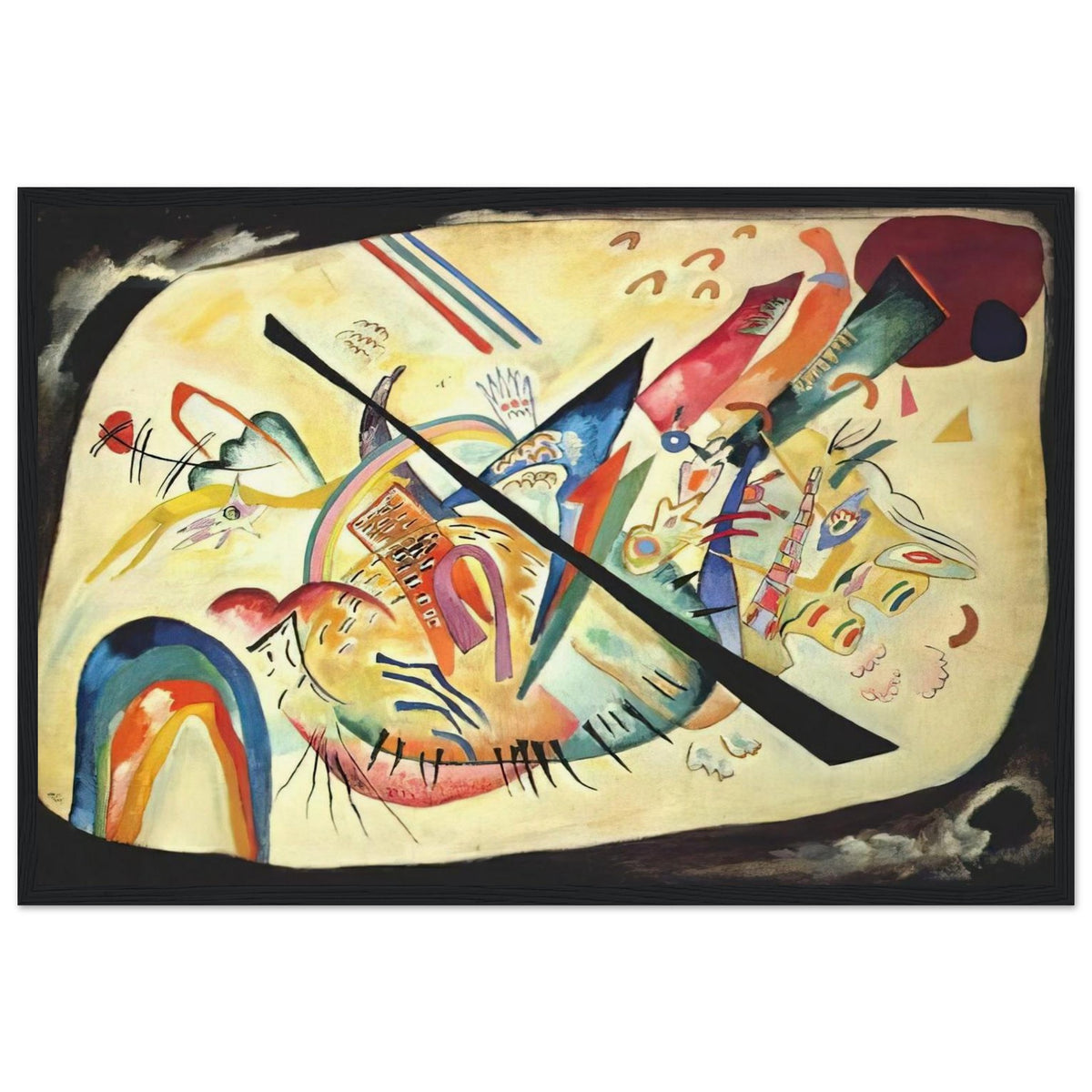 WHITE OVAL 1919 Framed Poster | Wassily Kandinsky Framed Prints Wall Art | Wassily Kandinsky Shop