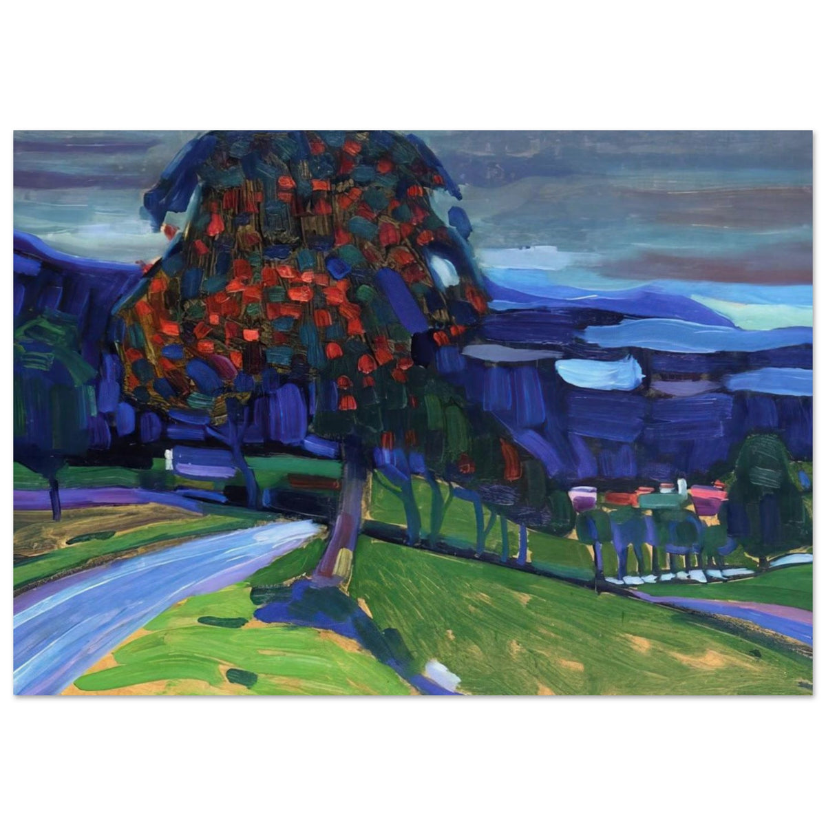 AUTUMN IN MURNAU 1908 Poster | Wassily Kandinsky Poster | Wassily Kandinsky Shop