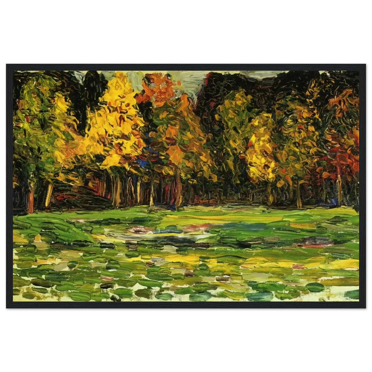 FOREST EDGE Framed Poster | Wassily Kandinsky Framed Prints Wall Art | Wassily Kandinsky Shop