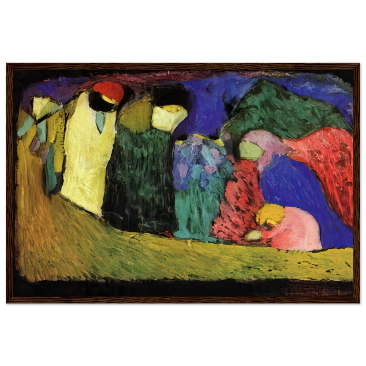 ENCOUNTER 1908 Framed Poster | Wassily Kandinsky Framed Prints Wall Art | Wassily Kandinsky Shop