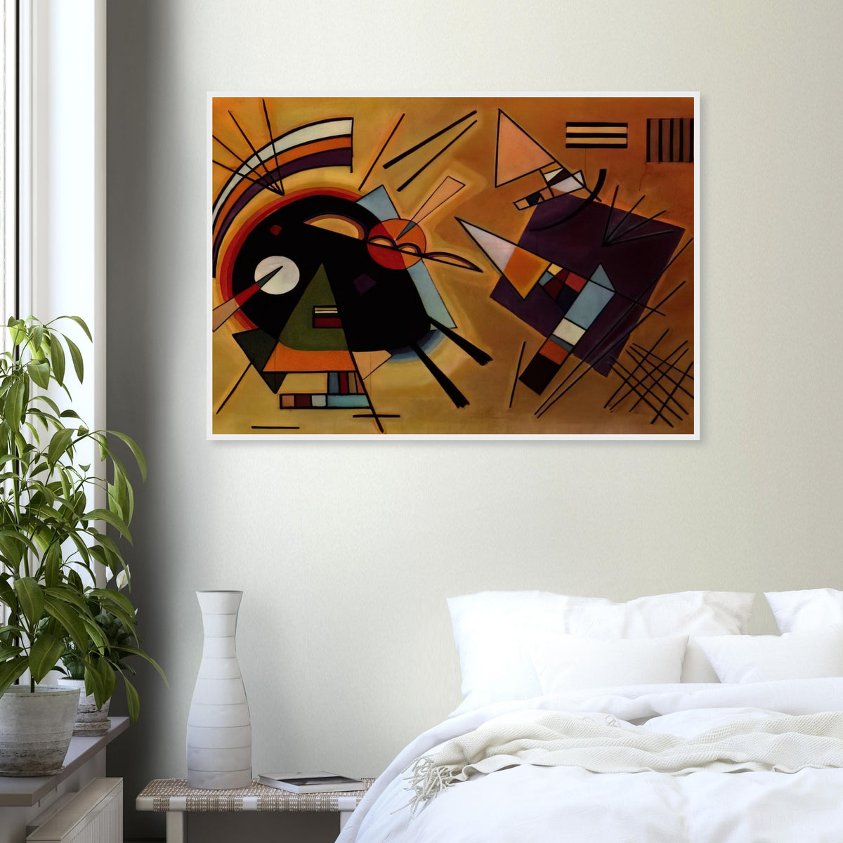 BLACK AND VIOLET 1923 Framed Poster | Wassily Kandinsky Framed Prints Wall Art | Wassily Kandinsky Shop