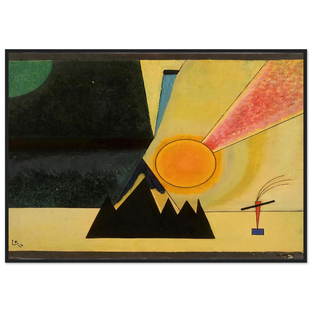 DEVELOPMENT 1926 Framed Poster | Wassily Kandinsky Framed Prints Wall Art | Wassily Kandinsky Shop