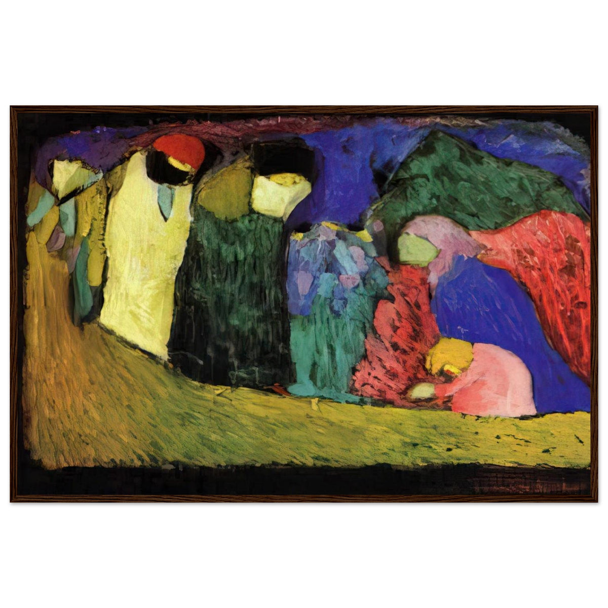 ENCOUNTER 1908 Framed Poster | Wassily Kandinsky Framed Prints Wall Art | Wassily Kandinsky Shop