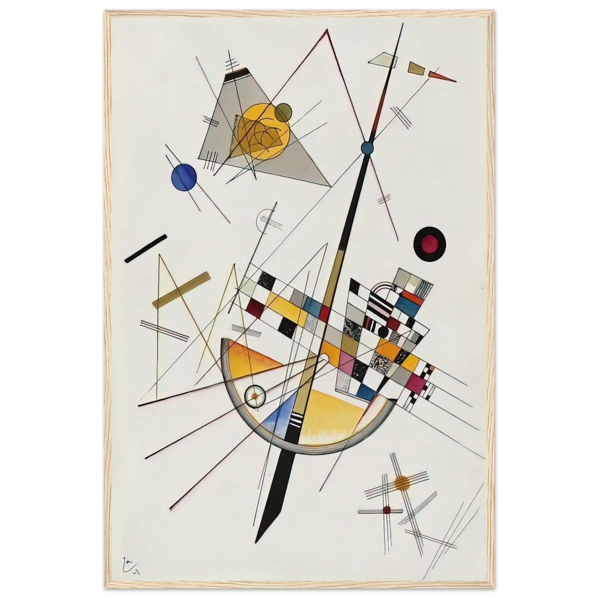 DELICATE TENSION NO 85 1923 Framed Poster | Wassily Kandinsky Framed Prints Wall Art | Wassily Kandinsky Shop