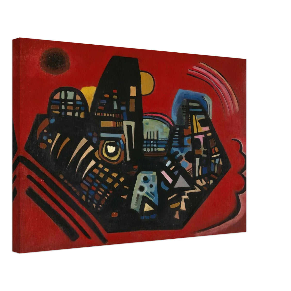 BLACK RED 1928 Canvas | Wassily Kandinsky Canvas | Wassily Kandinsky Shop