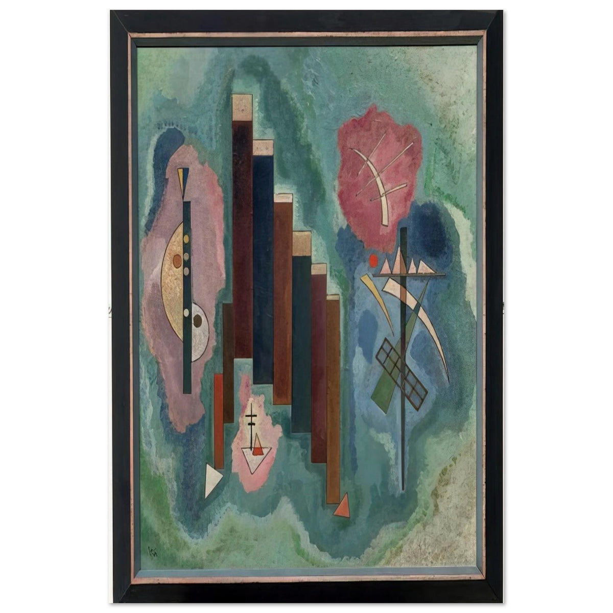 DOWNWARDS 1929 Poster | Wassily Kandinsky Poster | Wassily Kandinsky Shop