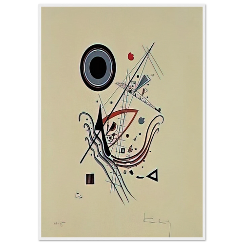BLUE 1922 Framed Poster | Wassily Kandinsky Framed Prints Wall Art | Wassily Kandinsky Shop