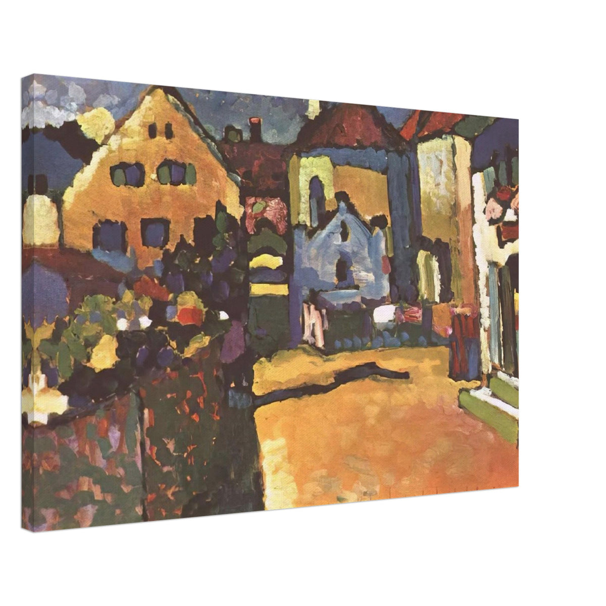 GRUNGASSE IN MURNAU 1909 Canvas | Wassily Kandinsky Canvas | Wassily Kandinsky Shop