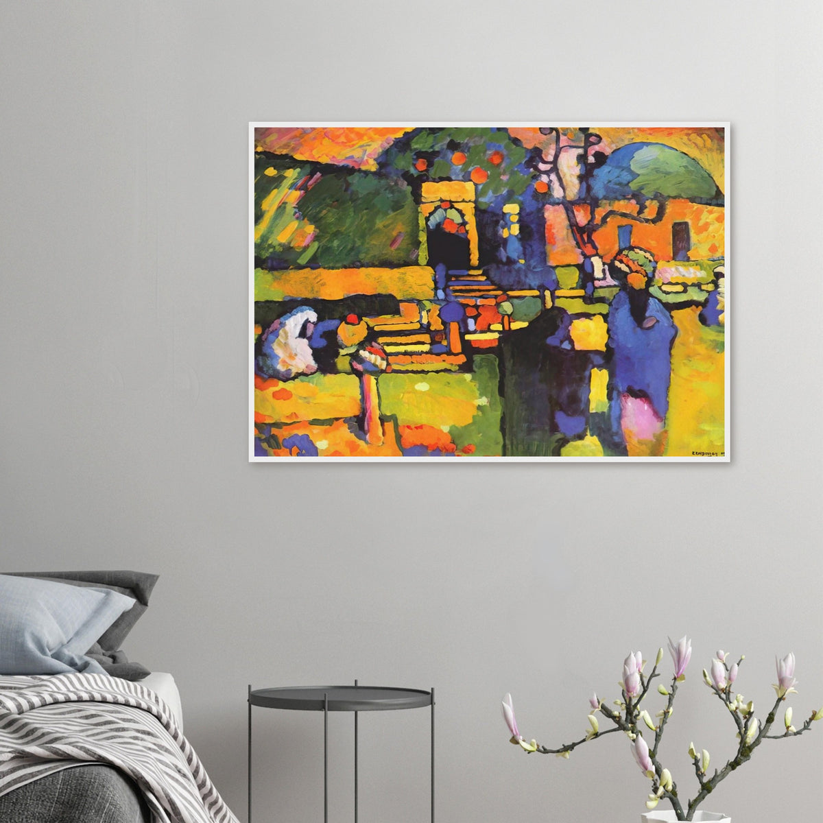 ARABS I CEMETERY 1909 Framed Poster | Wassily Kandinsky Framed Prints Wall Art | Wassily Kandinsky Shop