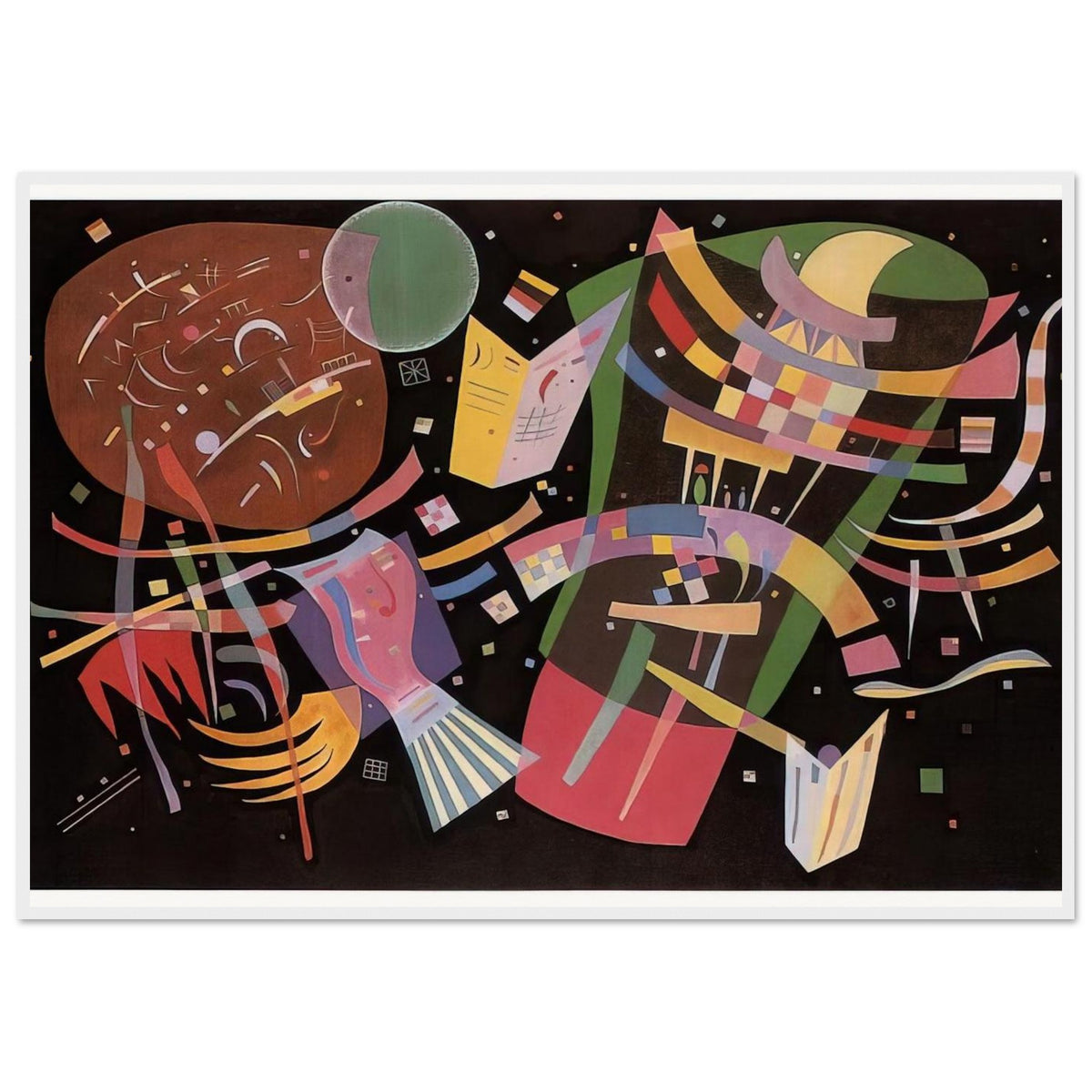 COMPOSITION X 1939 Framed Poster | Wassily Kandinsky Framed Prints Wall Art | Wassily Kandinsky Shop