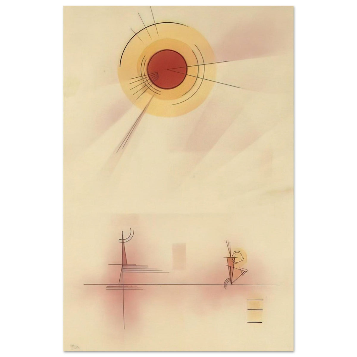 STRAHLEN 1929 Poster | Wassily Kandinsky Poster | Wassily Kandinsky Shop