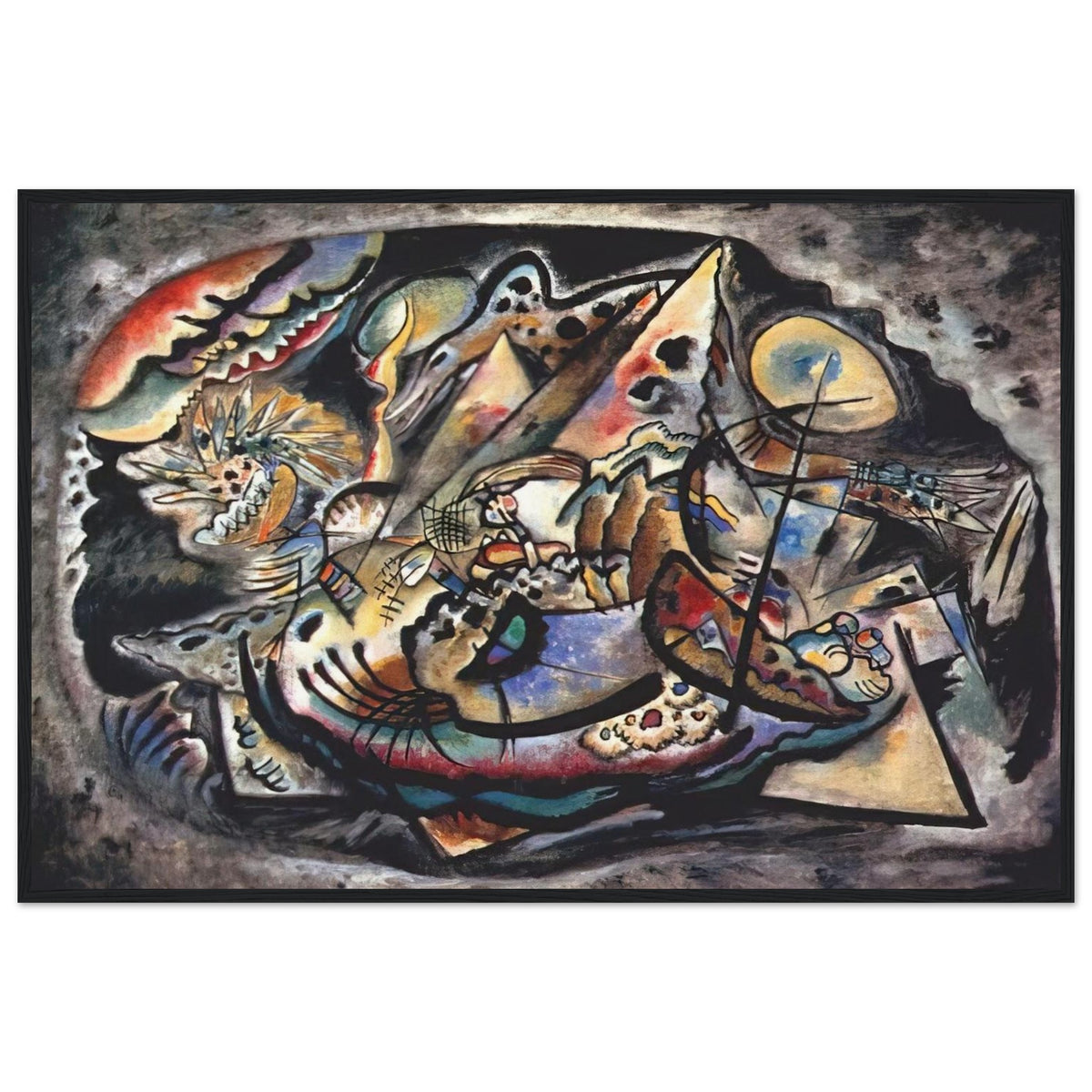 GREY OVAL 1917 Framed Poster | Wassily Kandinsky Framed Prints Wall Art | Wassily Kandinsky Shop