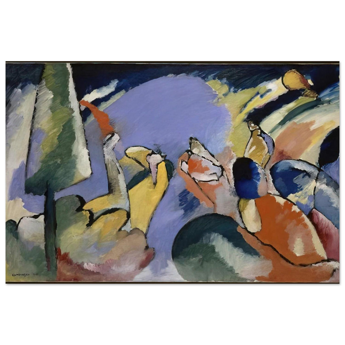 IMPROVISATION XIV 1910 Poster | Wassily Kandinsky Poster | Wassily Kandinsky Shop