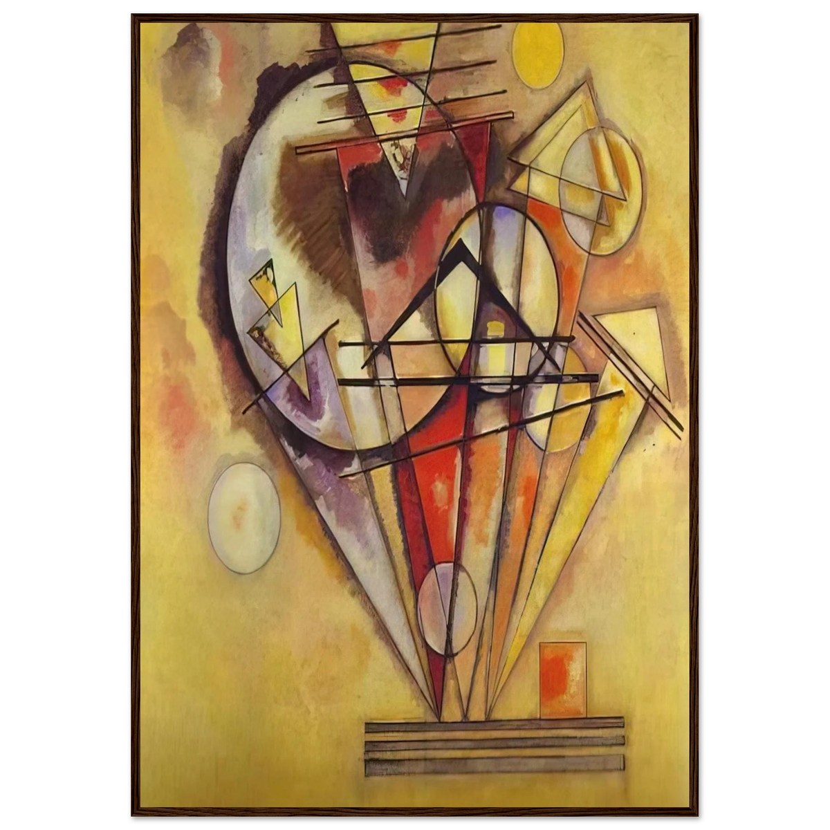 ON THE POINTS 1928 Framed Poster | Wassily Kandinsky Framed Prints Wall Art | Wassily Kandinsky Shop
