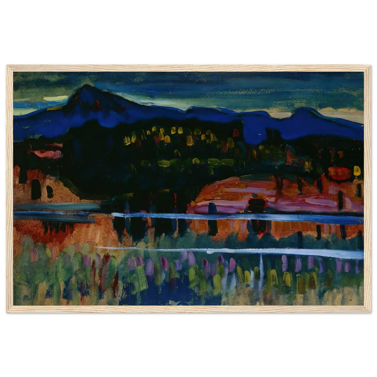 MURNAU AM STAFFELSEE 1908 Framed Poster | Wassily Kandinsky Framed Prints Wall Art | Wassily Kandinsky Shop