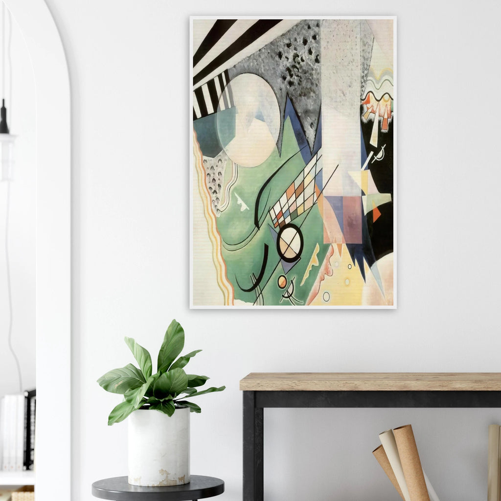 GREEN COMPOSITION 1923 Framed Poster | Wassily Kandinsky Framed Prints Wall Art | Wassily Kandinsky Shop