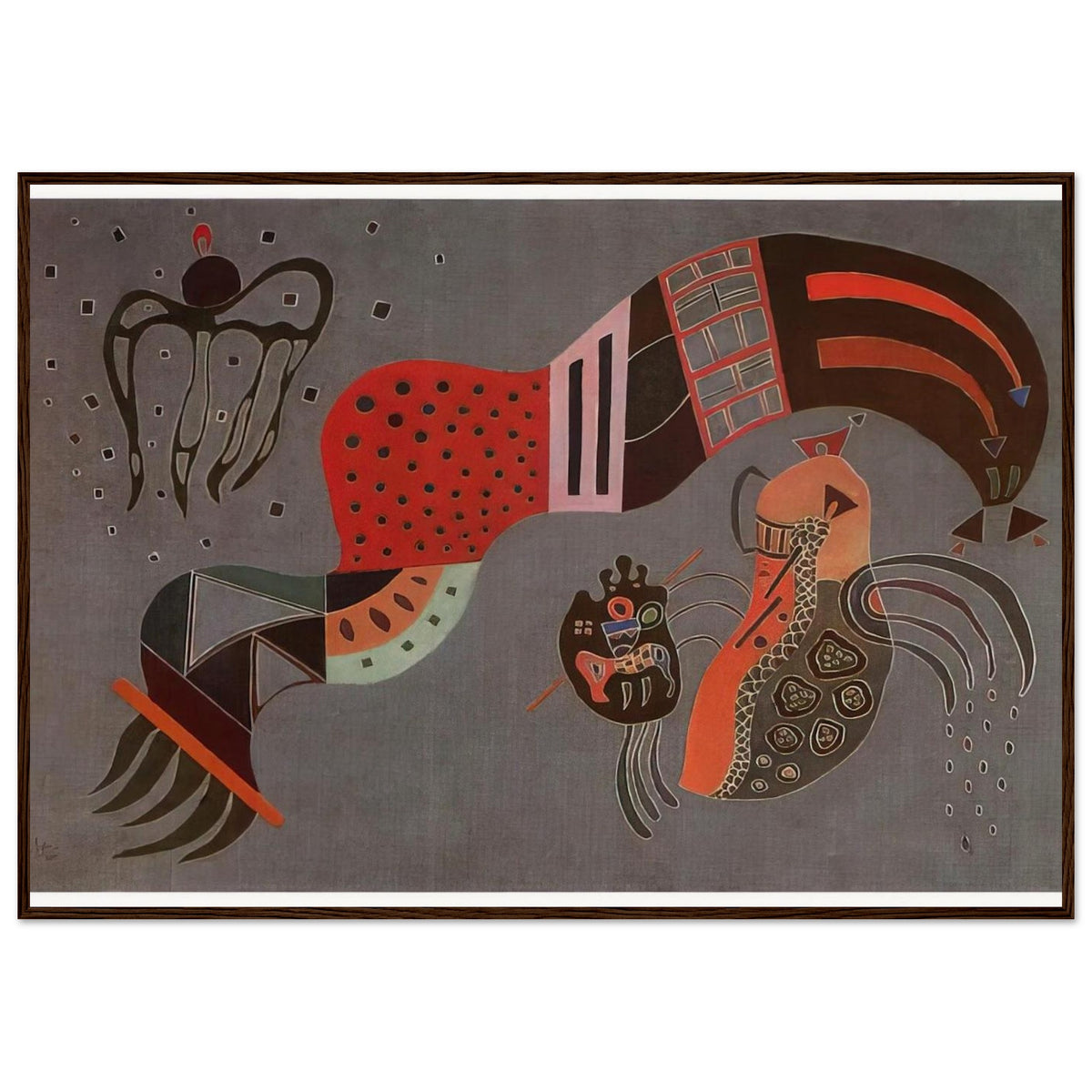 TEMPERED ELAN 1944 Framed Poster | Wassily Kandinsky Framed Prints Wall Art | Wassily Kandinsky Shop