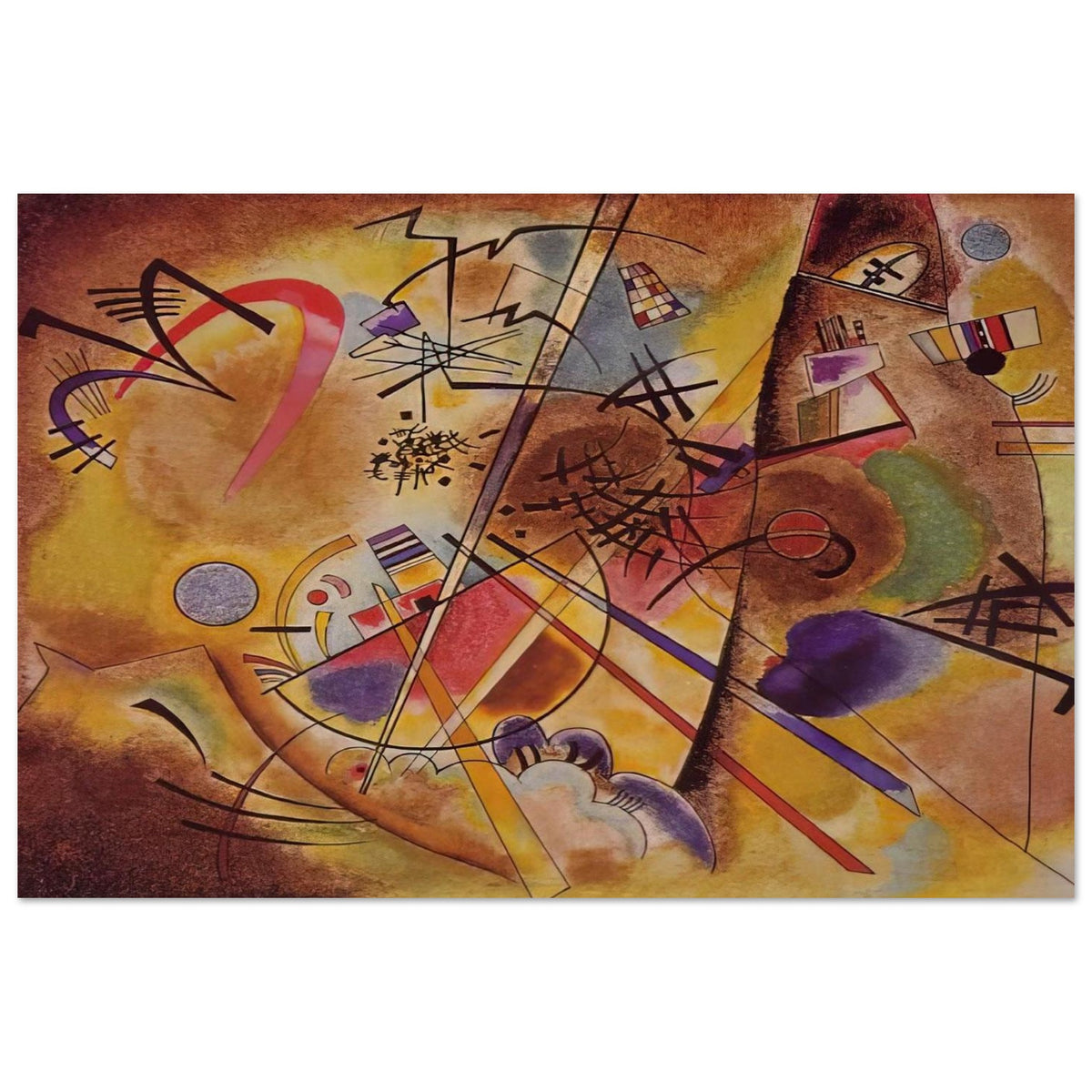 SMALL DREAM IN RED 1925 Poster | Wassily Kandinsky Poster | Wassily Kandinsky Shop