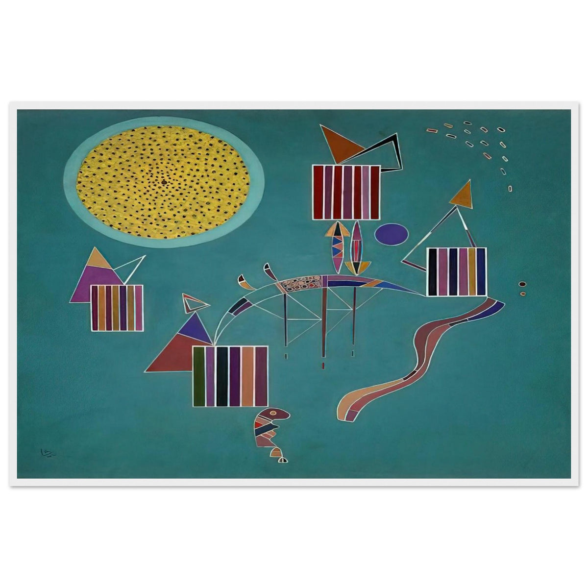 INTIME MESSAGE 1942 Framed Poster | Wassily Kandinsky Framed Prints Wall Art | Wassily Kandinsky Shop