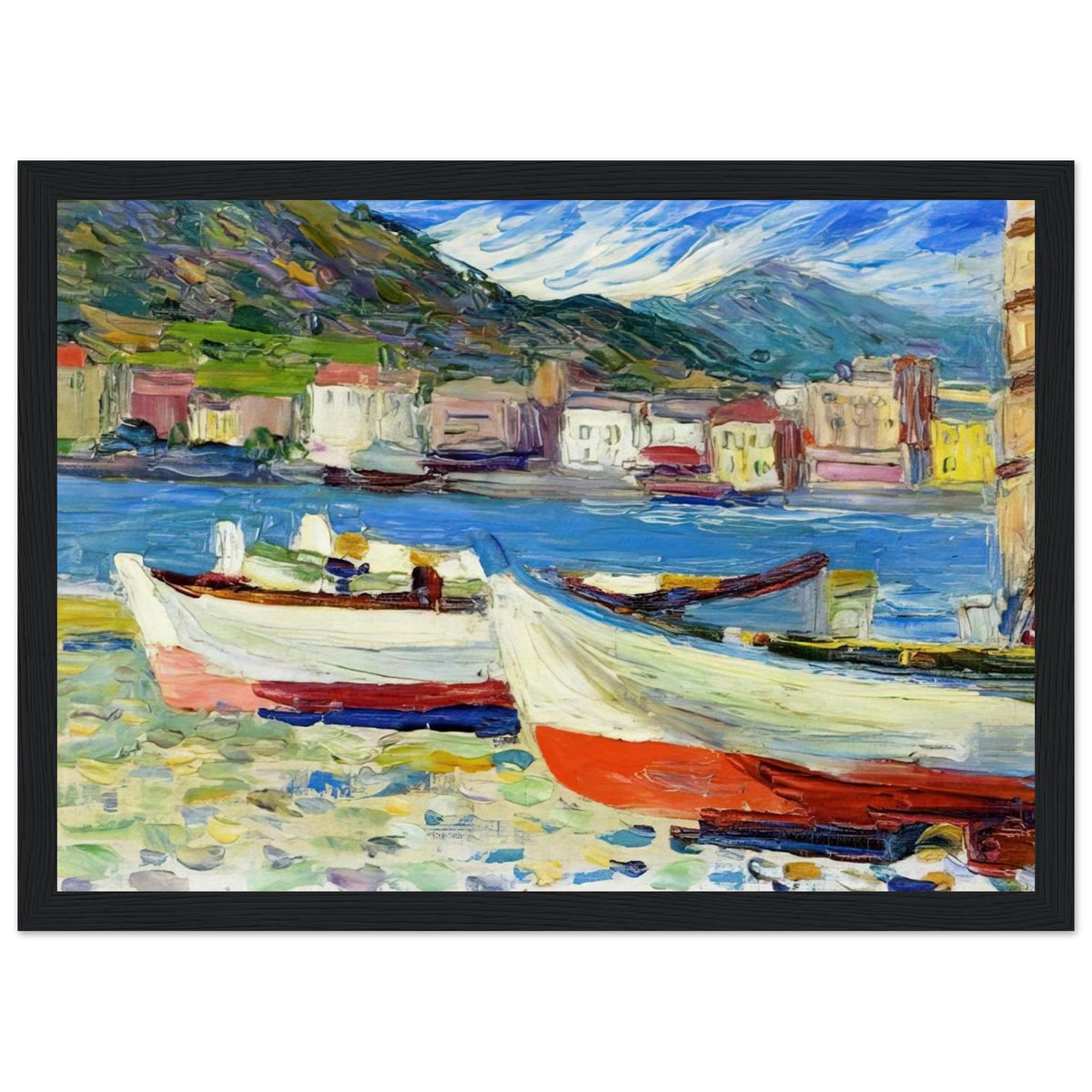 RAPALLO BOATS Framed Poster | Wassily Kandinsky Framed Prints Wall Art | Wassily Kandinsky Shop