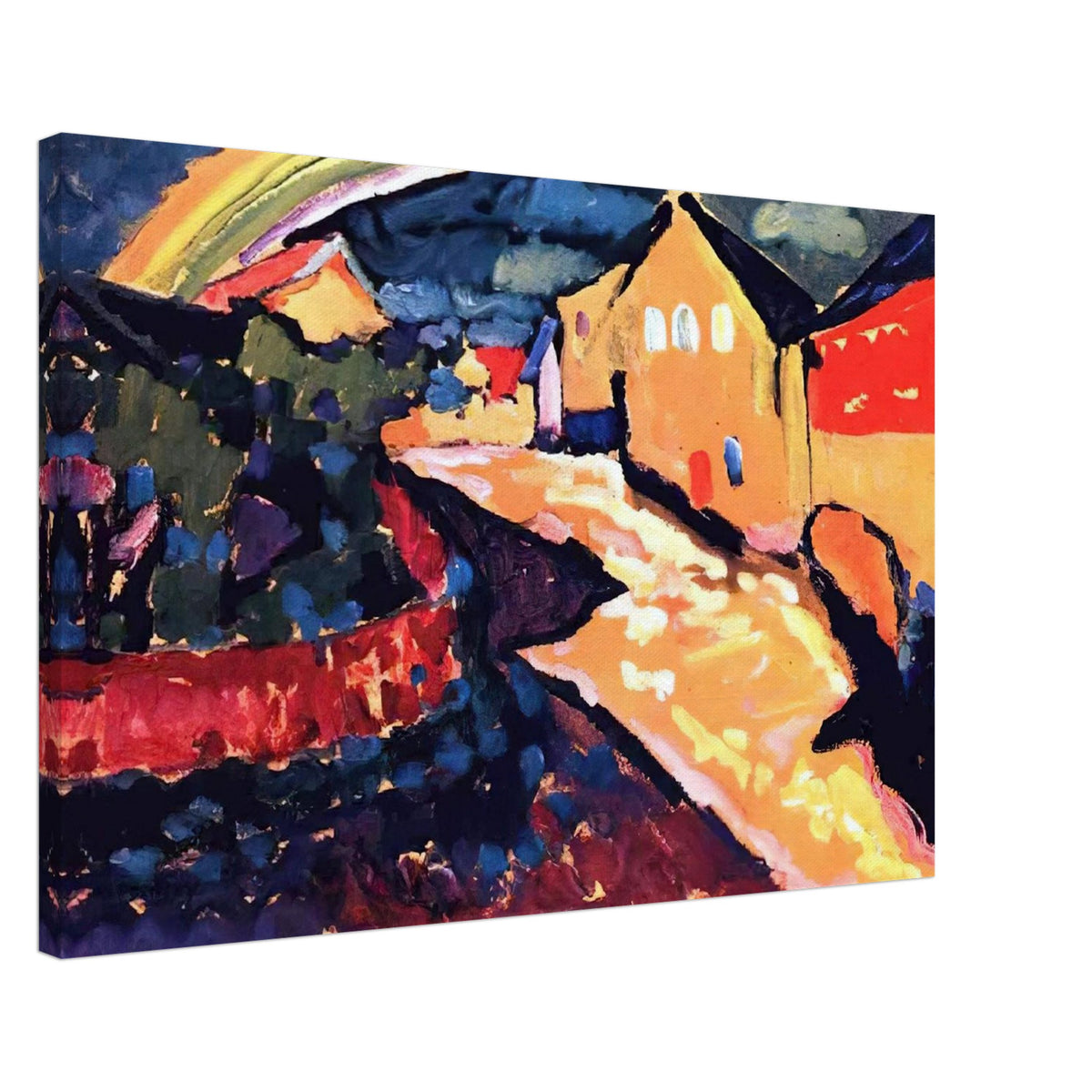 MURNAU WITH RAINBOW 1909 Canvas | Wassily Kandinsky Canvas | Wassily Kandinsky Shop