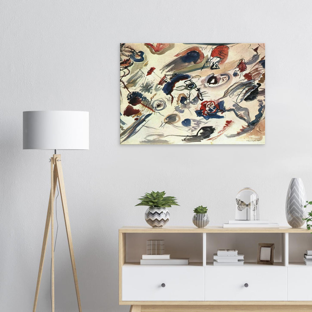 FIRST ABSTRACT WATERCOLOR 1910 Canvas | Wassily Kandinsky Canvas | Wassily Kandinsky Shop