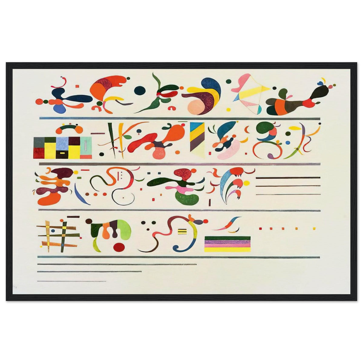SUCCESSION 1935 Framed Poster | Wassily Kandinsky Framed Prints Wall Art | Wassily Kandinsky Shop