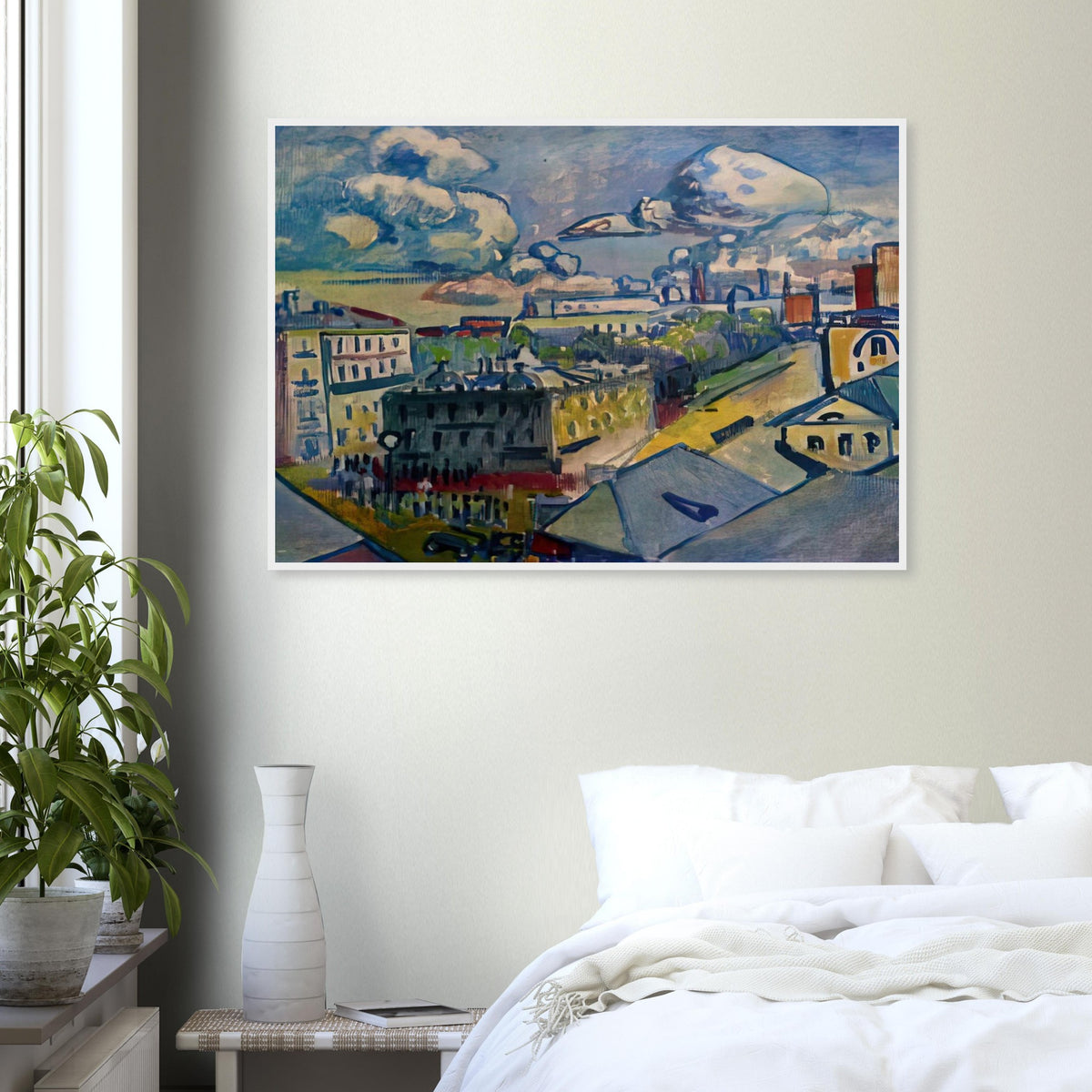 MOSCOW ZUBOVSKAYA SQUARE STUDY 1916 Framed Poster | Wassily Kandinsky Framed Prints Wall Art | Wassily Kandinsky Shop