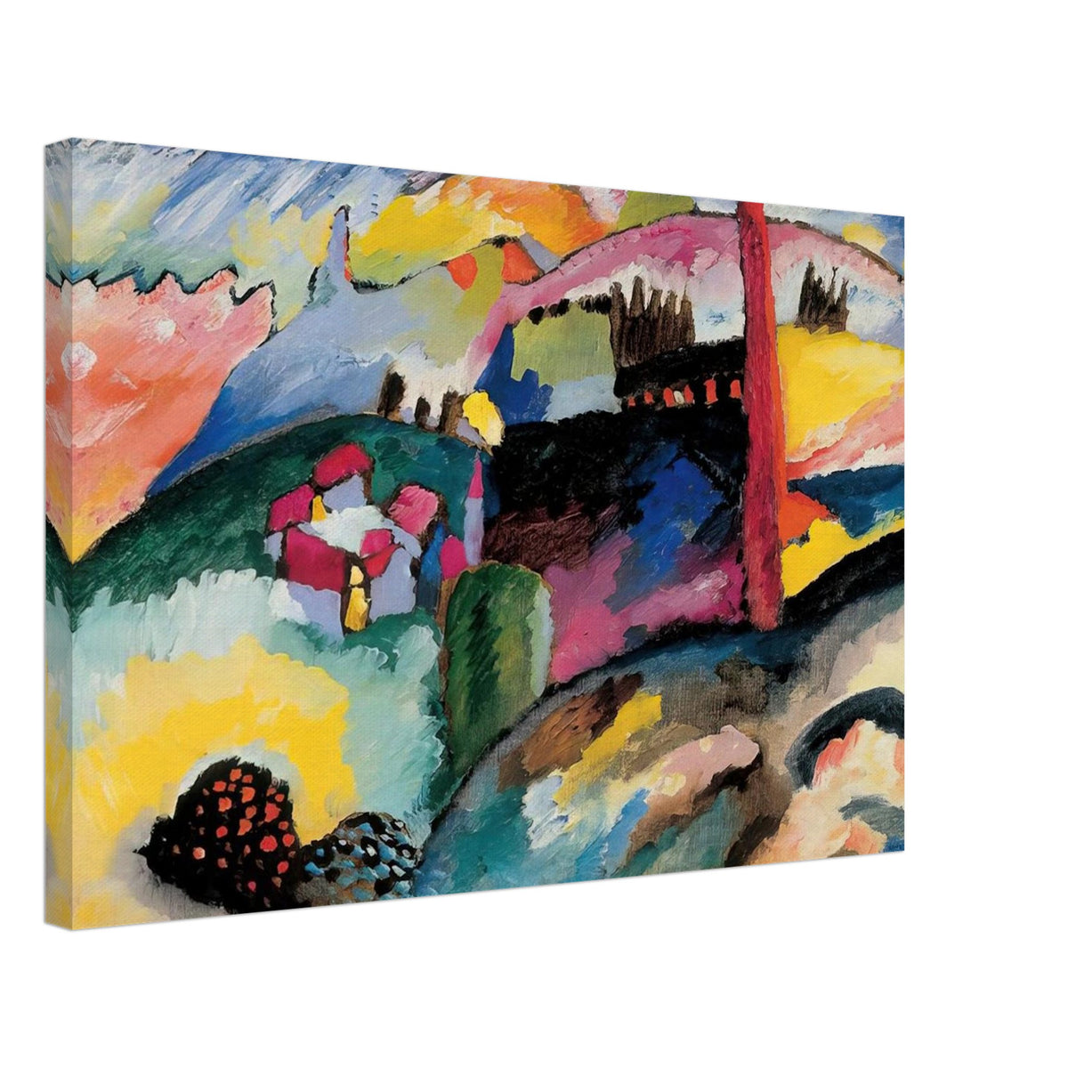 LANDSCAPE WITH FACTORY CHIMNEY 1910 Canvas | Wassily Kandinsky Canvas | Wassily Kandinsky Shop