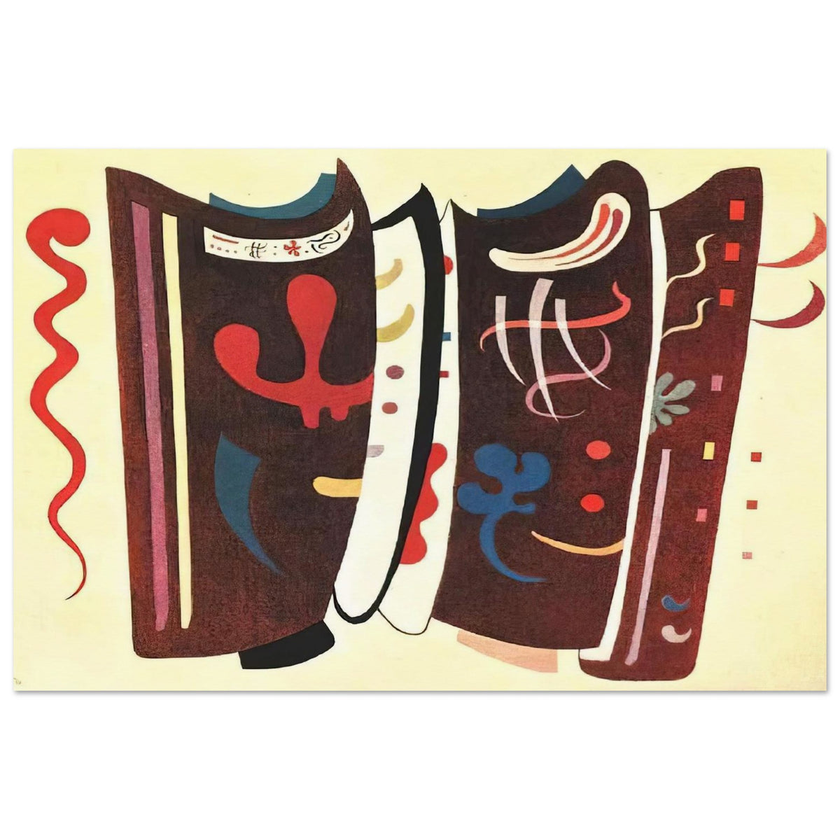 BROWN WITH SUPPLEMENT 1935 Poster | Wassily Kandinsky Poster | Wassily Kandinsky Shop