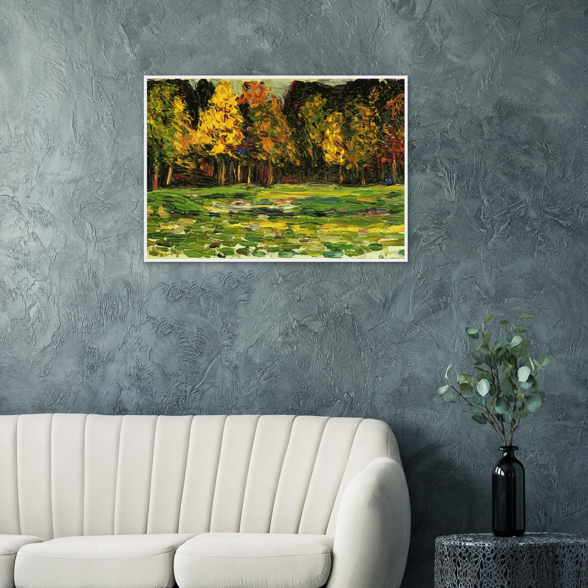 FOREST EDGE Framed Poster | Wassily Kandinsky Framed Prints Wall Art | Wassily Kandinsky Shop