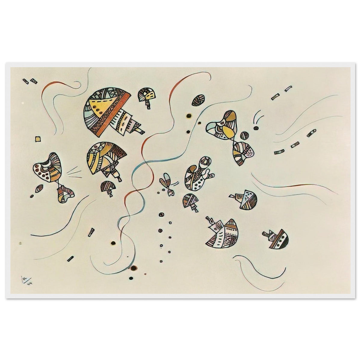 LAST WATERCOLOUR 1944 Framed Poster | Wassily Kandinsky Framed Prints Wall Art | Wassily Kandinsky Shop