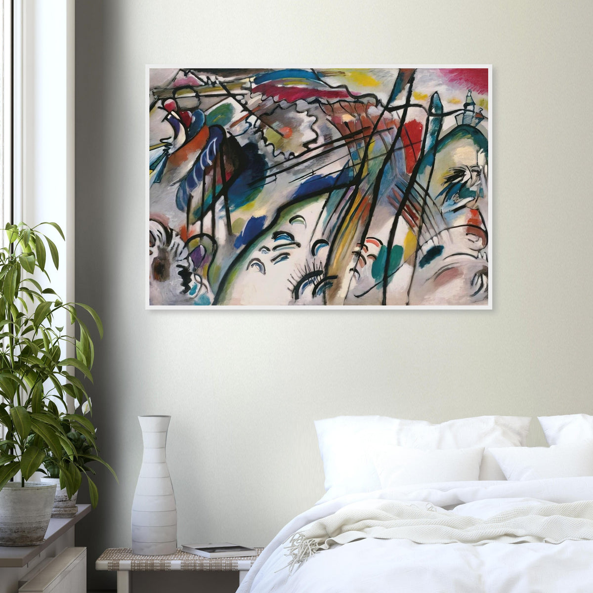 IMPROVISATION 28 SECOND VERSION 1912 Framed Poster | Wassily Kandinsky Framed Prints Wall Art | Wassily Kandinsky Shop