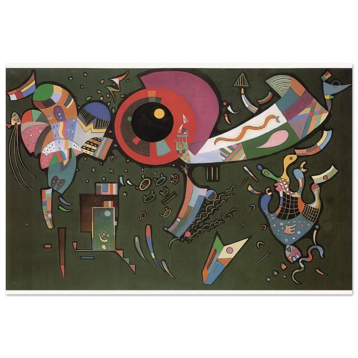 AROUND THE CIRCLE 1940 Poster | Wassily Kandinsky Poster | Wassily Kandinsky Shop