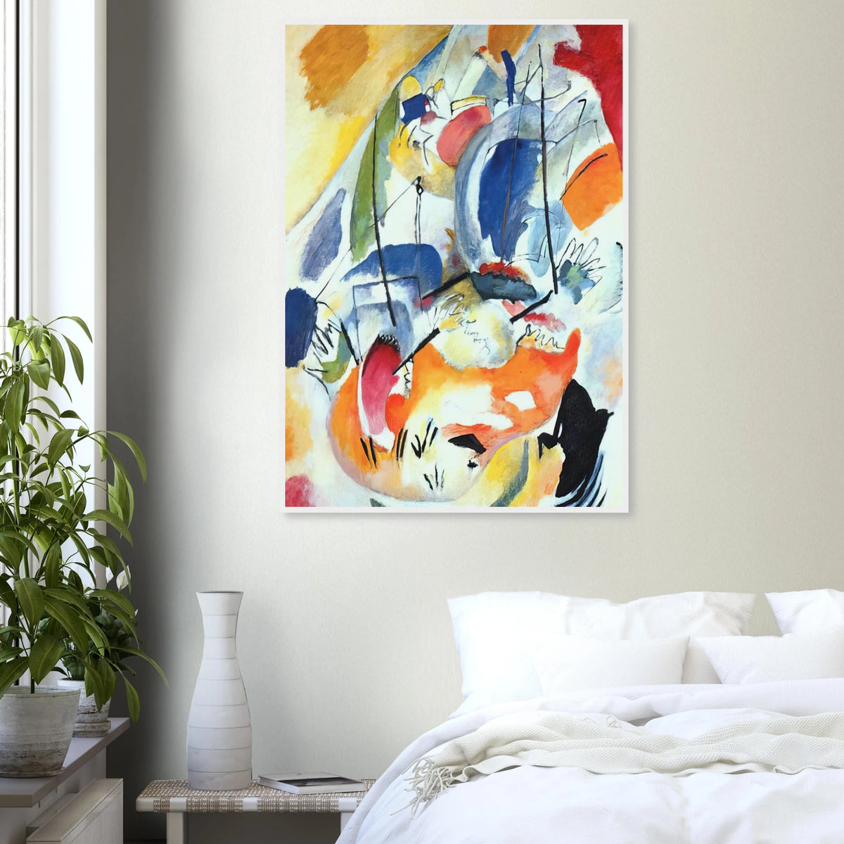 IMPROVISATION 31 SEA BATTLE 1913 Framed Poster | Wassily Kandinsky Framed Prints Wall Art | Wassily Kandinsky Shop