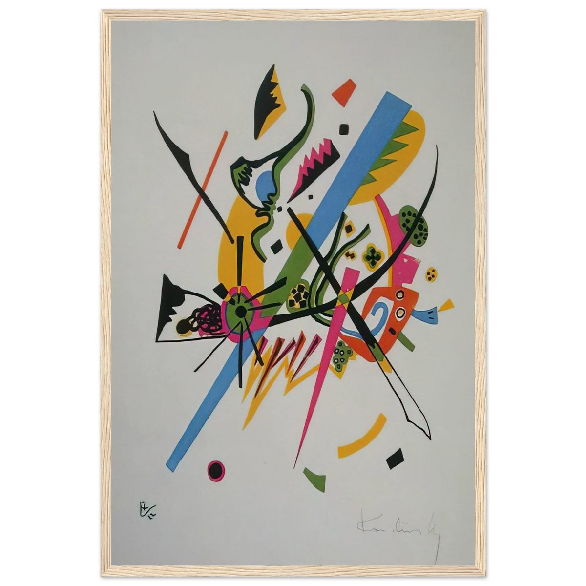 SMALL WORLDS 1922 Framed Poster | Wassily Kandinsky Framed Prints Wall Art | Wassily Kandinsky Shop